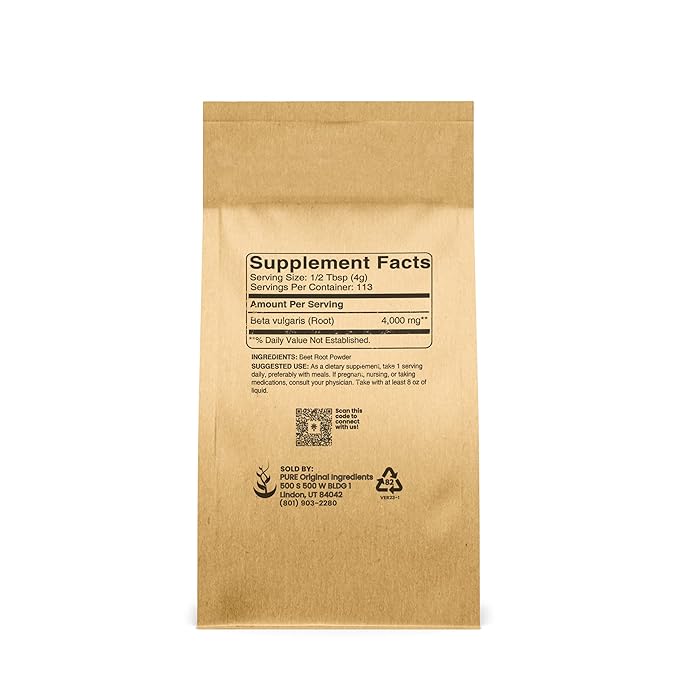 Pure Original Ingredients Pomegranate &amp Beet Root Powder Bundle