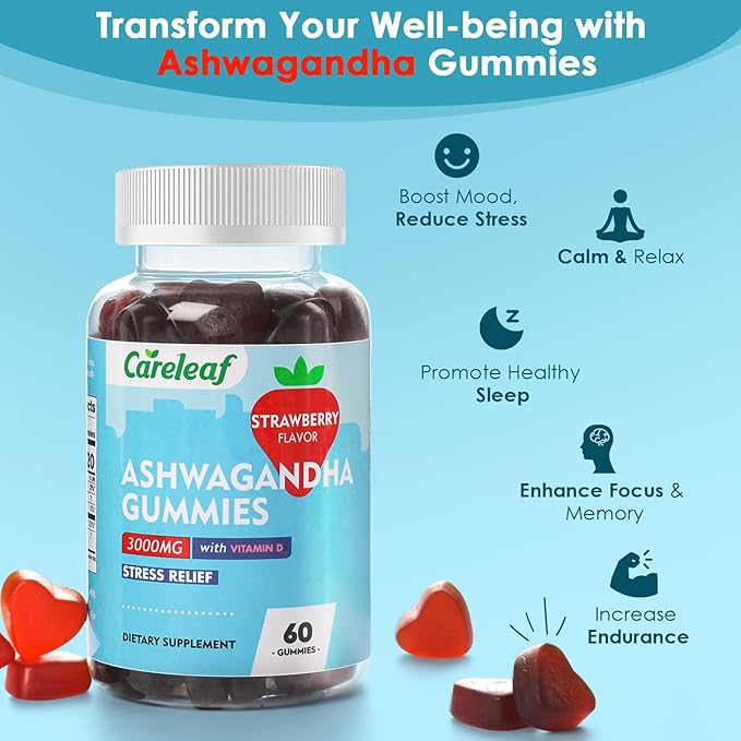 Non-Melatonin Sleep Aid Gummies with Free Ashwagandha Gummies