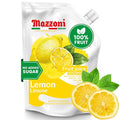 Mazzoni - Lemon Juice 100% Pure Lemon Just Juice No Sugar Added Not from Concentrate No Added Ingredients Mixer for Cocktails Drinks Smoothies – 2.2 lb Convenient Pouch Made in Italy
