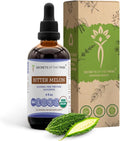 Secrets of the Tribe Bitter Melon USDA Organic | Alcohol-Free Extract High-Potency Herbal Drops | Made from 100% Certified Organic Bitter Melon (Momordica Charantia) Dried Fruit (4 oz)
