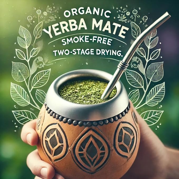 Tozzy Organic Unsmoked Yerba Mate Tea – 100 Count Plant-Based Pyramid Tea Bags