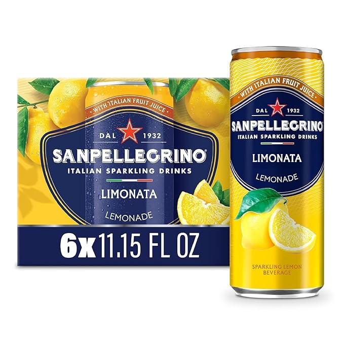 San Pellegrino Sparkling Fruit Beverages Variety Pack 11.15 fl oz Cans – 24 Pack – Blood Orange Lemon Prickly Pear &amp Pomegranate Orange – Refreshing Italian Sparkling Drinks
