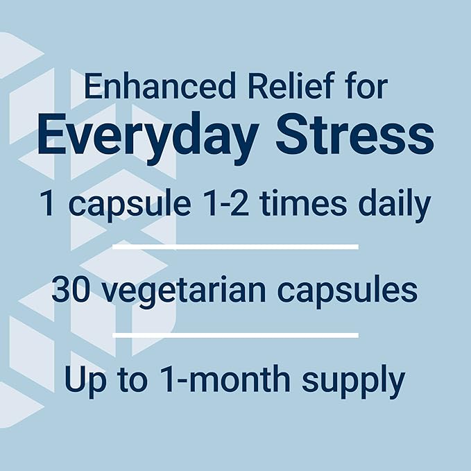 Life Extension Enhanced Stress Relief Lemon Balm Extract L-theanine decompress with This Supplement for Stress Gluten-Free Non-GMO Vegetarian 30 Capsules