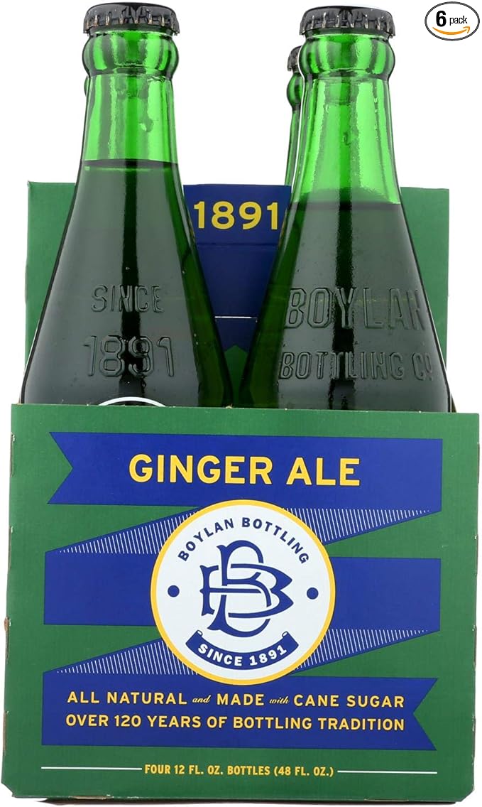 Boylan Soda Ginger Ale 4Pk 46.4-Fluid Ounce (6 Pack)