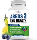 NEW AGE AREDS 2 Eye Vitamins - Lutein Zeaxanthin Bilberry Astaxanthin Mineral Vision Supplement - 60 Count
