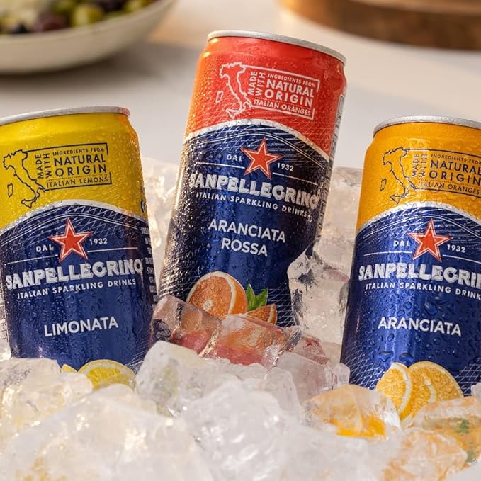 San Pellegrino 14 Pack Sparkling Fruit Soda Variety – Includes Cherry Lemon – Orange Lemon Grapefruit Blood Orange Prickly Pear Pomegranate Orange – Refreshing Citrus Drinks