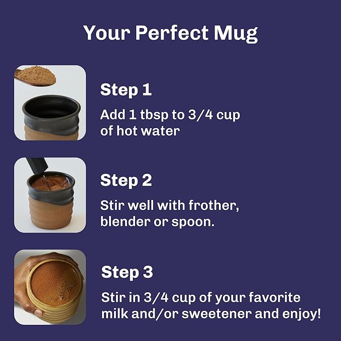MUD\WTR Rest Evening Mushroom Blend Powder | 2240mg Adaptogenic Mushroom Tea | Sleep Support Wind Down &amp Relaxation Tea | USDA Organic &amp Vegan | Turkey Tail Reishi Ashwagandha | 30 Serving