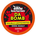Java Factory Coffee Pods High Caffeine Coffee Compatible with K Cup Brewers Including 2.0 Da Bomb Extra Bold Double Caffeinated 80 Count