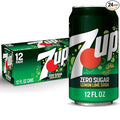 lemon lime Zero Sugar SevenSoda 12 Oz. Pack of 24