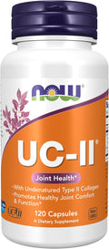 NOW Foods Supplements UC-II Type II Collagen with Undenatured Type II Collagen 120 Veg Capsules
