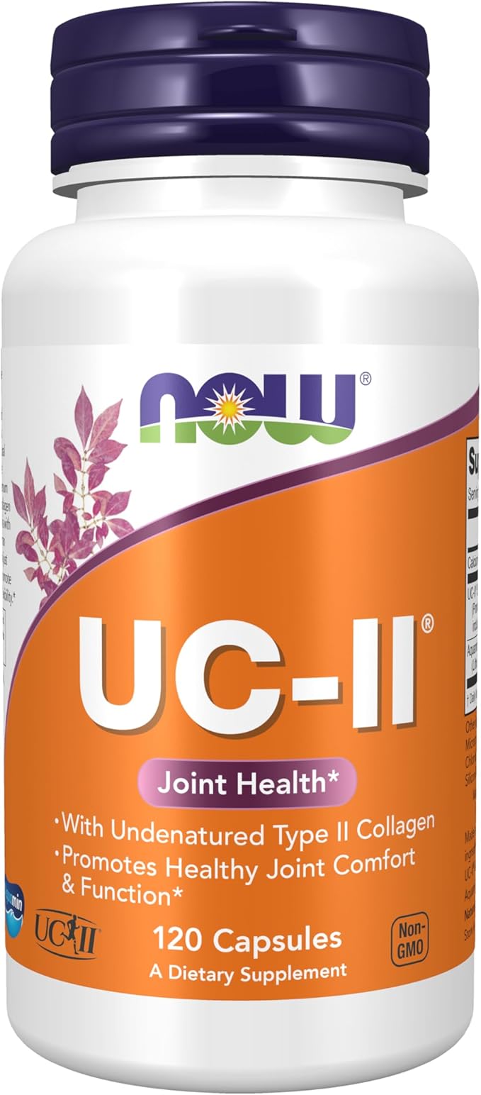 NOW Supplements UC-II Type II Collagen 120 Veg Capsules