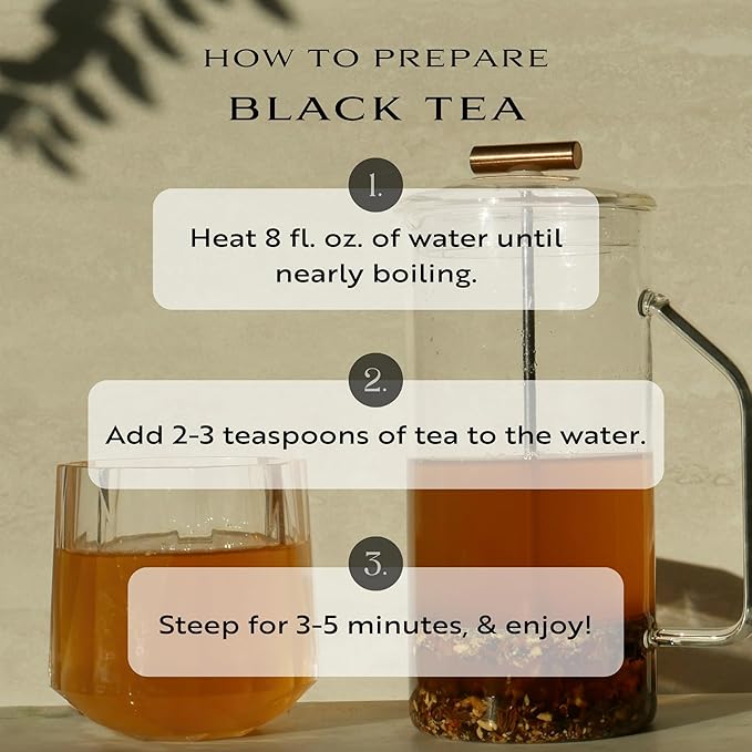 Southern Sweet Tea by Mindful Moon – Black Tea with Licorice &amp Lemon Peel – Caffeinated Loose Leaf Tea (Large)