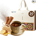 Korean Food Damccot Ginger Tea Stick Gift Set (20ea) Concentrated Korean Ginger Extract for Hot &amp Iced Tea Milk Lattes