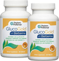 DOCTORS' PREFERRED GlucoGold with Berberine Concentrated Cinnamon Chromium Banaba Leaf Extract | 180 Tablets