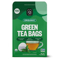 FGO Organic Green Tea 100 Count Eco-Conscious Tea Bags Caffeinated Resealable Pouch Packaging May Vary (Pack of 1)