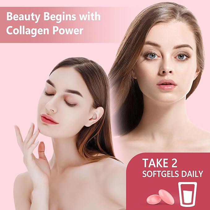 Hydrolyzed Collagen Peptides Pills for Women 2000mg Liposomal Form Type I II III V X for Optimal Absorption Multi Collagen Softgels Collagen Supplements with Hair Skin &amp Nails Vitamins 120