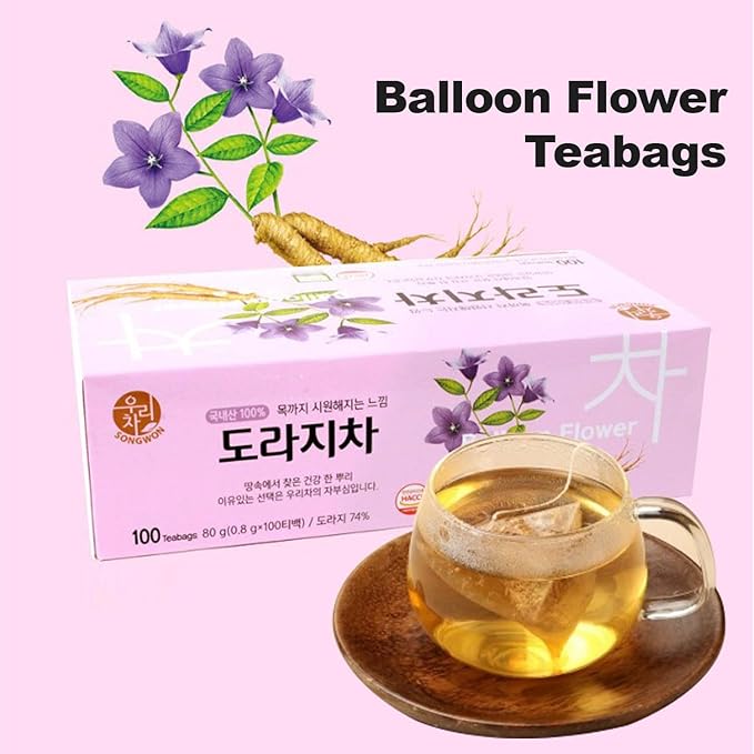 Songwon Balloon Flower Tea_80g (0.8g x 100 Teabags)