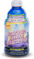 Hollywood diet 48 Hour Detox Cleanse Drink 1 Pack B-Vitamin Infused Juice for Body Reset Hydration and Energy | Ideal for Intermittent Fasting Bloating Support Event Prep - Fruity Flavor 32 oz