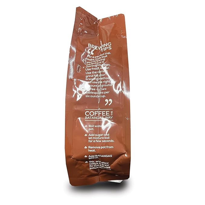 Batangas Brew Kapeng Barako Coffee – Special Blend 300g Premium Ground Liberica Coffee Dark Roast Authentic Filipino Brew Bold &amp Aromatic Flavor