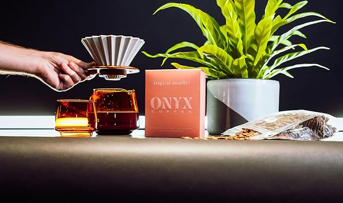 Onyx Coffee Lab Tropical Weather Whole Bean Espresso Coffee Blend – Medium to Light Roasted Coffee Beans Whole – Ethiopian Coffee Whole Bean Blend w/Notes of Berries Plum &amp Honey