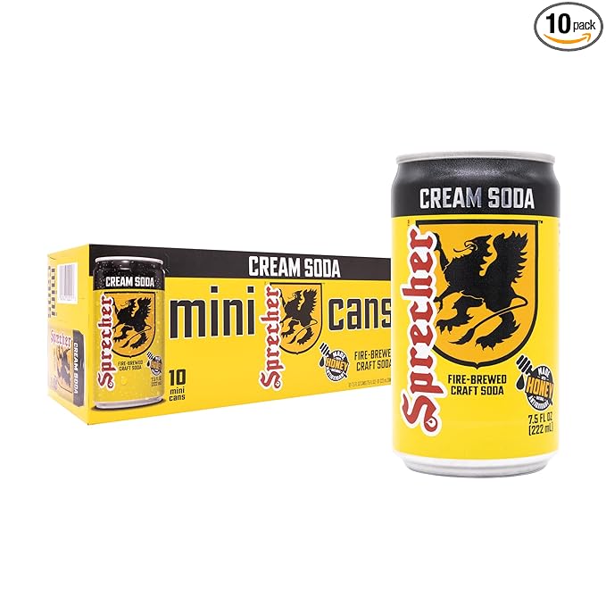 Sprecher Cream Soda 7.5 fl oz Mini Cans (10 Pack)