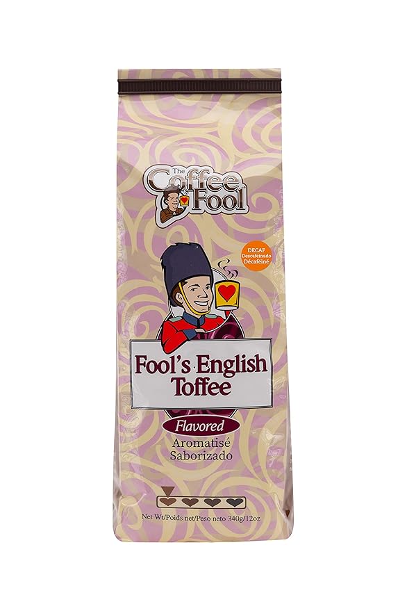 Coffee Fool's Decaf English Toffee (Perk)