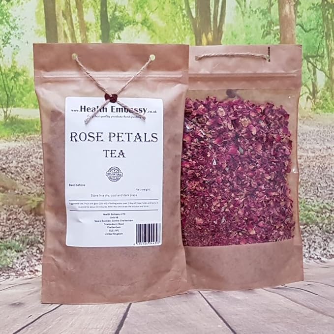 Health Embassy Rose Petals Tea | Herbal Tea (50g)
