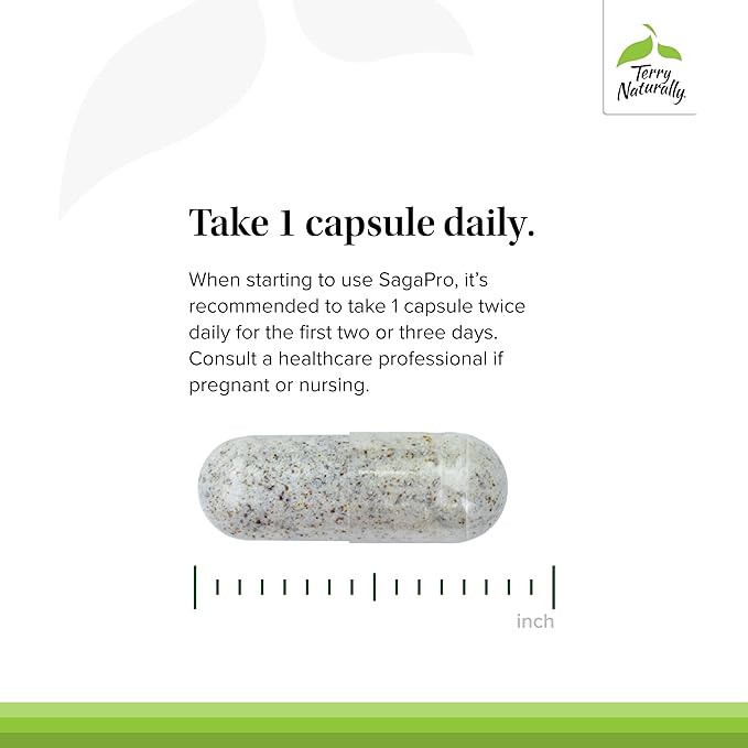 Terry Naturally SagePro Bladder - Bladder Support Supplement - Dietary Supplement with Angelica Leaf Extract - Vegan Capsules to Aid Urinary Tract Function &amp Health - 30 Capsules
