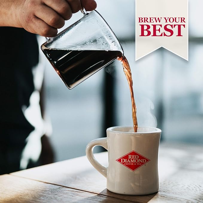 Red Diamond Whole Bean Coffee Classic Blend Medium Roast Premium Arabica Whole Beans Smooth &amp Rich Flavor 11 Ounce Resealable Bag