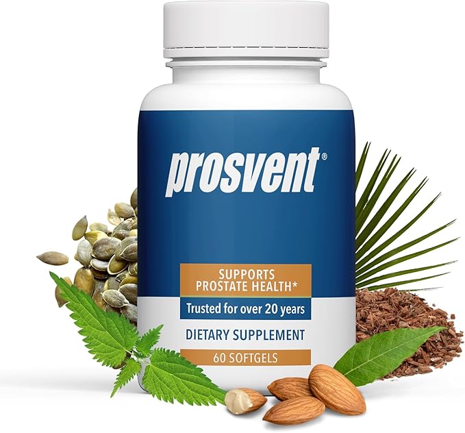Advanced Men's Prostate Support Natural Supplement with Saw Palmetto Vitamin D and Zinc to Ease Urinary Frequency &amp Urgency (60 Count)