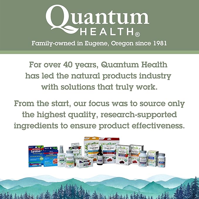 Quantum Health Sleep Immune Support Supplement Melatonin 2mg L Theanine &amp Valerian Root Plus Elderberry Vitamin C &amp D Immunity Boost - 30 Capsules