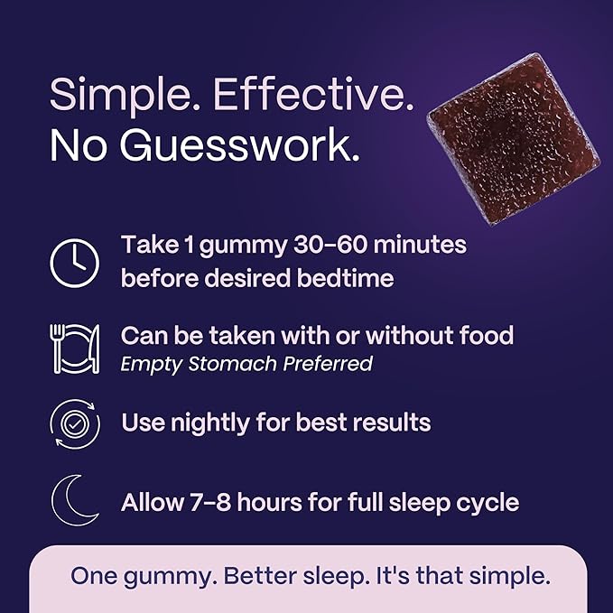 Slumber Rest &amp Renew Sleep Gummies Vegan Sleep Aid With Organic Passion Flower Chamomile &amp Pure Reishi Mushroom to Support Relaxation Before Bed Plant Based Low Sugar Strawberry Flavor