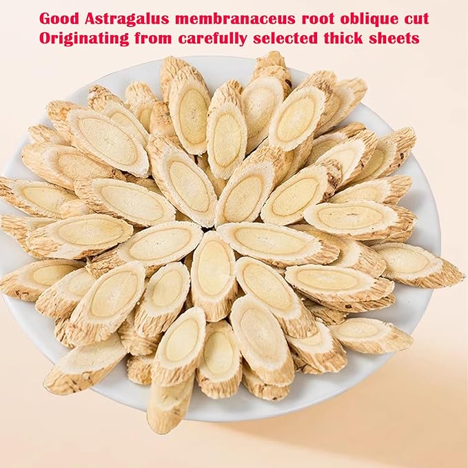 Lingyunxi Astragalus 黄芪 300g Astragalus Root Slices Huang Qi Astragalus Root Tea Grade Chinese Herbal Tea Make Brewing Tea Cooking Soups Congee No Addition 黄芪片