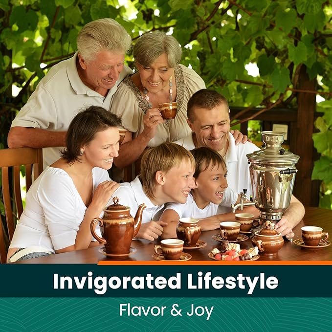 Herbaly Glucose Functional Tea - Vitality &amp Wellness - Gymnema Sylvestre Ceylon Cinnamon Bitter Melon Dandelion Root Fenugreek - Daily Teas - Organic Plant-Based Tea Bag Pyramids - 30 ct