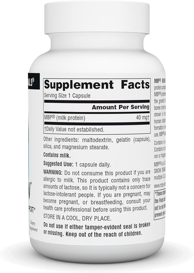 Source Naturals MBP Bone Renew Milk Protein for Advanced Density Support* - 60 Capsules