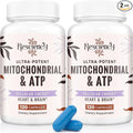 Resciency 2326 MG Mitochondrial Supplements with ATP Vitamins CoQ10 &amp PQQ More Effective Than Creatine HMB &amp Nitric Oxide Energy Endurance Strength Recovery &amp Muscle Organic 240 C