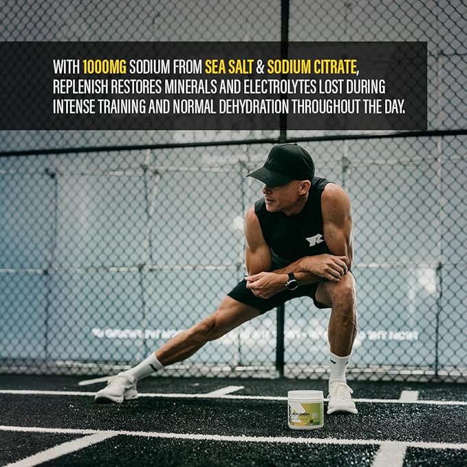 RAW Replenish Packets Premium Electrolytes Powder Recovery Formula Watermelon Mojito (20 Stick Packs) - Flavored Electrolyte Drink Mix for Hydration Replenishment Endurance &amp Performance Worko