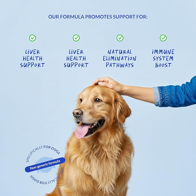 Milk Thistle for Dogs - Liver and Kidney Support - Hepatic Support with EPA &amp DHA - Detox - Liver Supplement with Choline and L-Arginine (Liquid for Dogs)