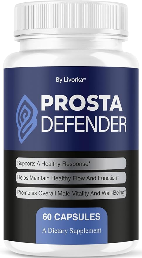 ProstaDefender - Official ProstaDefender Capsules Support Supplement Premium Advanced Natural Formula Daily Pills Multivitamin for Overall Health &amp Wellness 60 Capsules for 1 Month