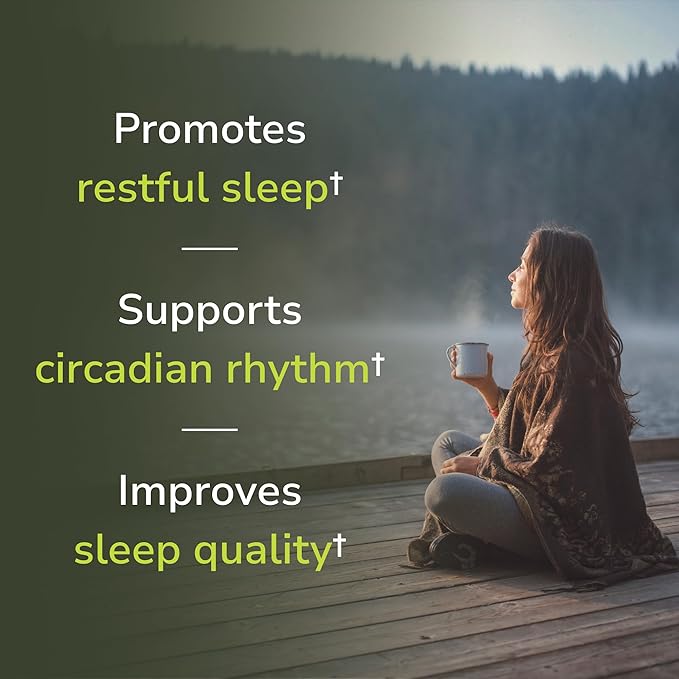 Vinco Inc - Night Calm® Mood &amp Relaxation Daily Supplement | 60 ml (60 Servings) | with Melatonin L-Theanine &amp Herbal Extracts | Supports Sleep Relaxation &amp Mood | Gluten Free &amp Vege