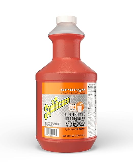 Sqwincher Liquid Concentrate Orange 64 fl oz (Pack of 6)