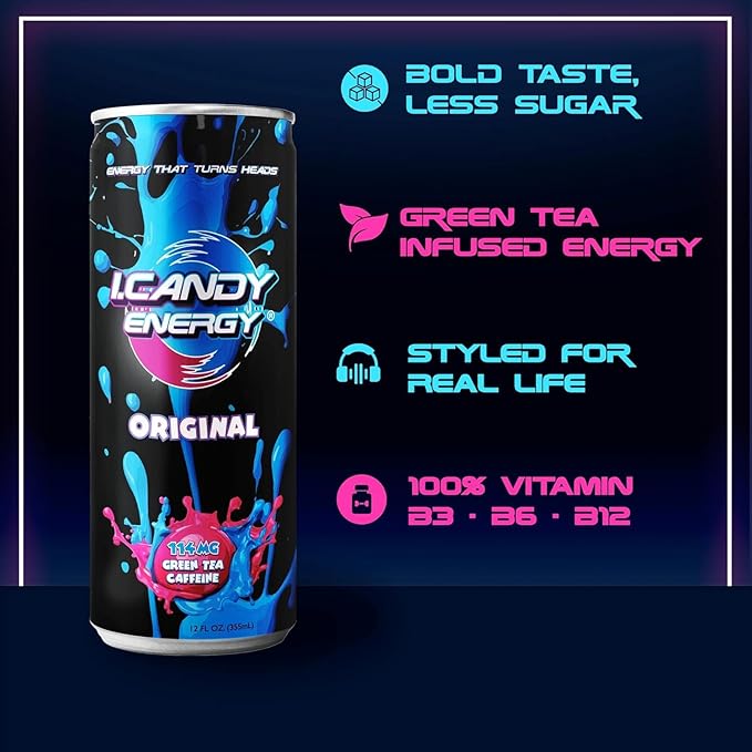 I.CANDY Energy Drink Original 12Pack 12 oz Cans