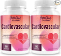 Cardiovascular Supplement 3000MG Multi-Vitamins Probiotics Omega-3 &amp CoQ10 Synergistic Blend for Adults (2 Bottle)