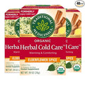 Traditional Medicinals Organic Herbal Cold Care Elderflower Spice Herbal Tea Warm &amp Comforting Seasonal Wellness 48 Tea Bags Total (Pack of 3)