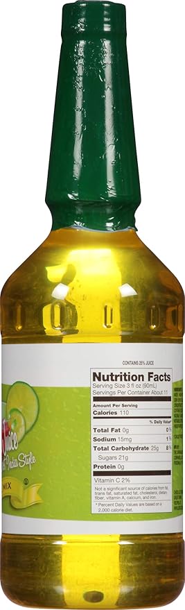 Jero MIXER JERO LIME JUICE PLASTIC 1 liter (6 count)