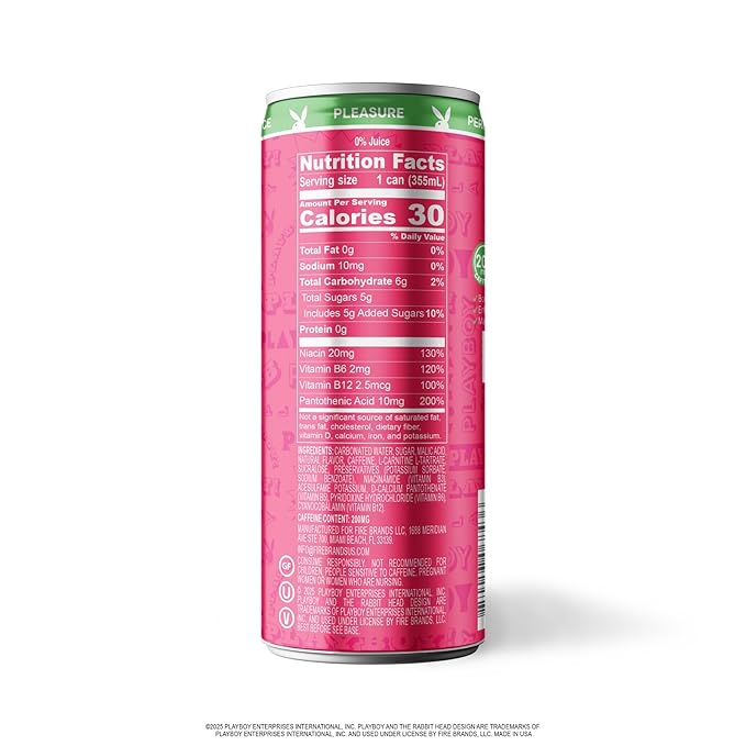 PLAYBOY Energy Drink – Lovely Melons (Watermelon) – 12 Pack of 12oz Cans | Performance + Pleasure Energy | NextGen Lifestyle Drink