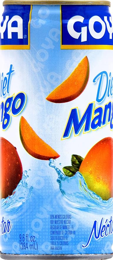 Goya Foods Diet Mango Nectar 9.6 Fl Oz (Pack of 24)