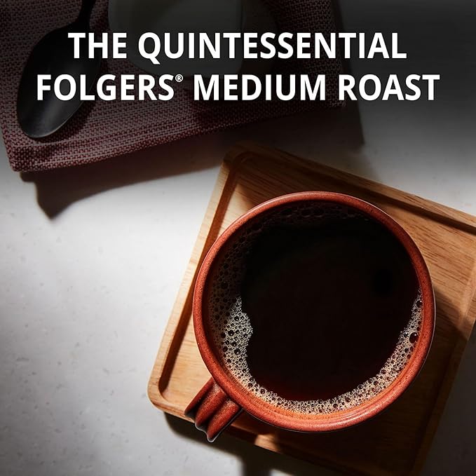Fogers 100% Colombian Medium Roast Ground Coffee 40.3 oz Bulk Supply for Home Office and Professional Use