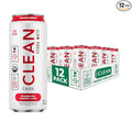 CLEAN Cause Zero Sugar Cherry Lime Yerba Mate Tea Sparkling USDA Organic Energy Drink Alternative Zero Calorie 160mg Natural Caffeine Soda Alternative Plant-Based (16oz cans 12-Pack Case)