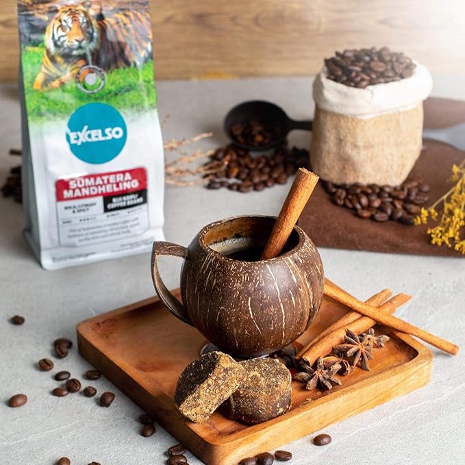 Excelso Sumatera Mandheling Ground Coffee 200g (Pack of 2)